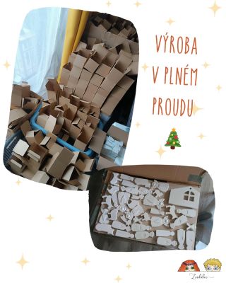 U Zvídálků to teď vypadá jako v malém vánočním království 🎄 Krabičky se plní, figurky schnou a čekají, až je děti promění...